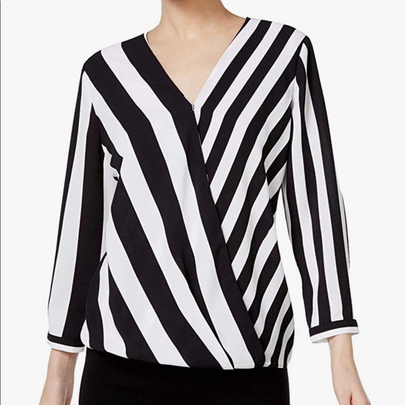 π¦ Alfani Women's Striped High-Low Blouse